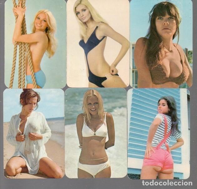 Kalender: SEIS CALENDARIOS DE LINDAS BELLAS SE&Ntilde;ORITAS DELA&Ntilde;O 1974 CON PUBLICIDAD DE REUS