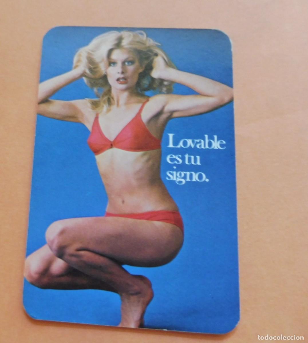 Calendarios: CALENDARIO DE BOLSILLO - CHICAS - A&Ntilde;O 1975 - Publi - LOVABLE ES TU SIGNO