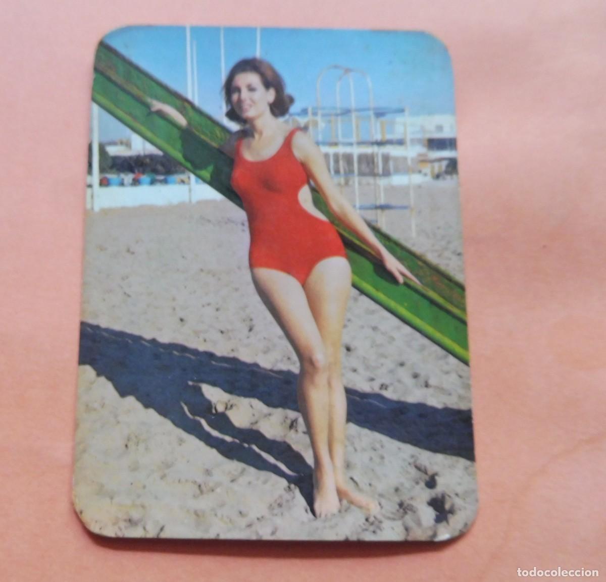 Calendars: CALENDARIO DE BOLSILLO - CHICAS - A&Ntilde;O 1972 - Publi. - BAR LOS GALLEGOS - BARCELONA