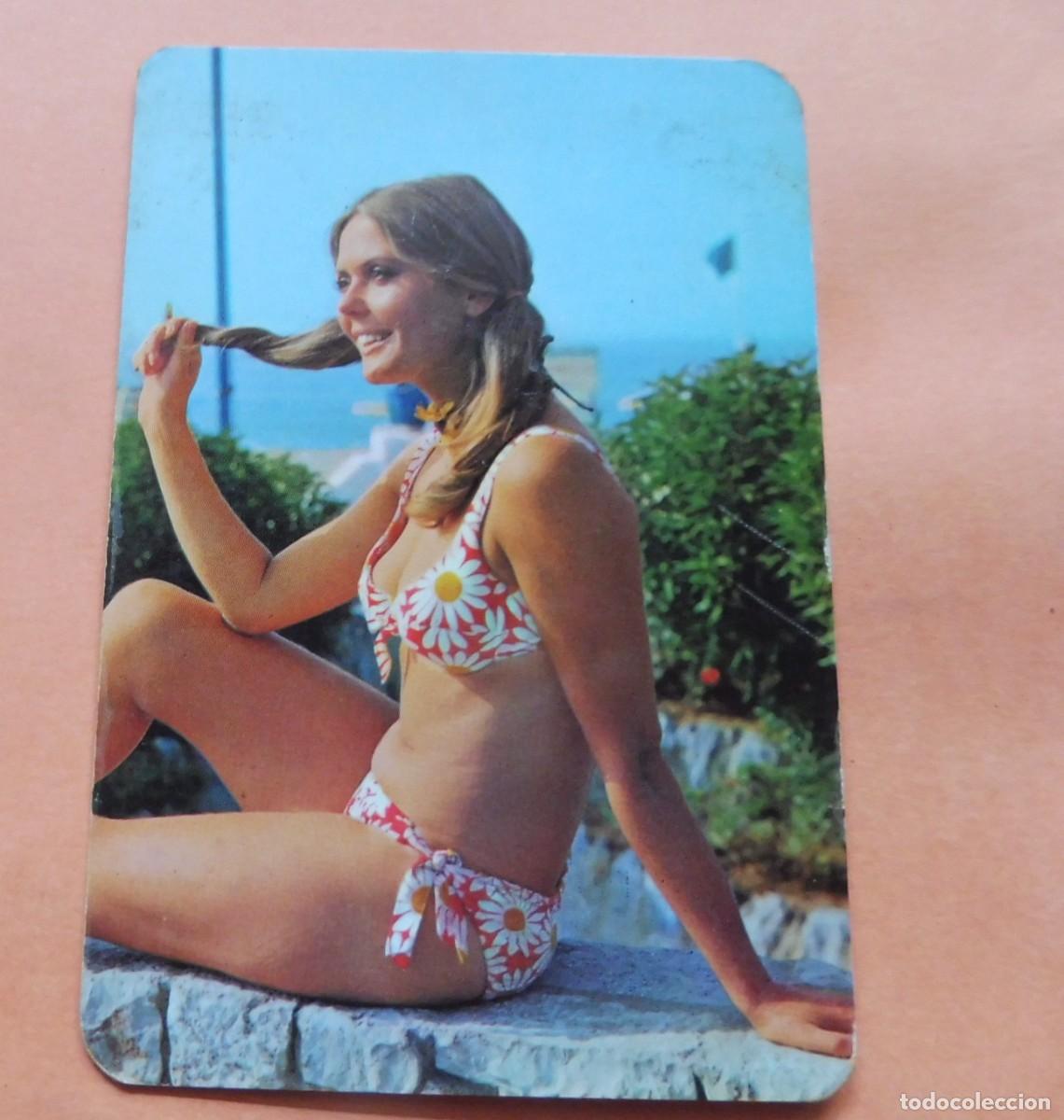 Calendars: CALENDARIO DE BOLSILLO - CHICAS - A&Ntilde;O 1972 - Publi. - RESTAURANT MONT-JOAN - BARCELONA