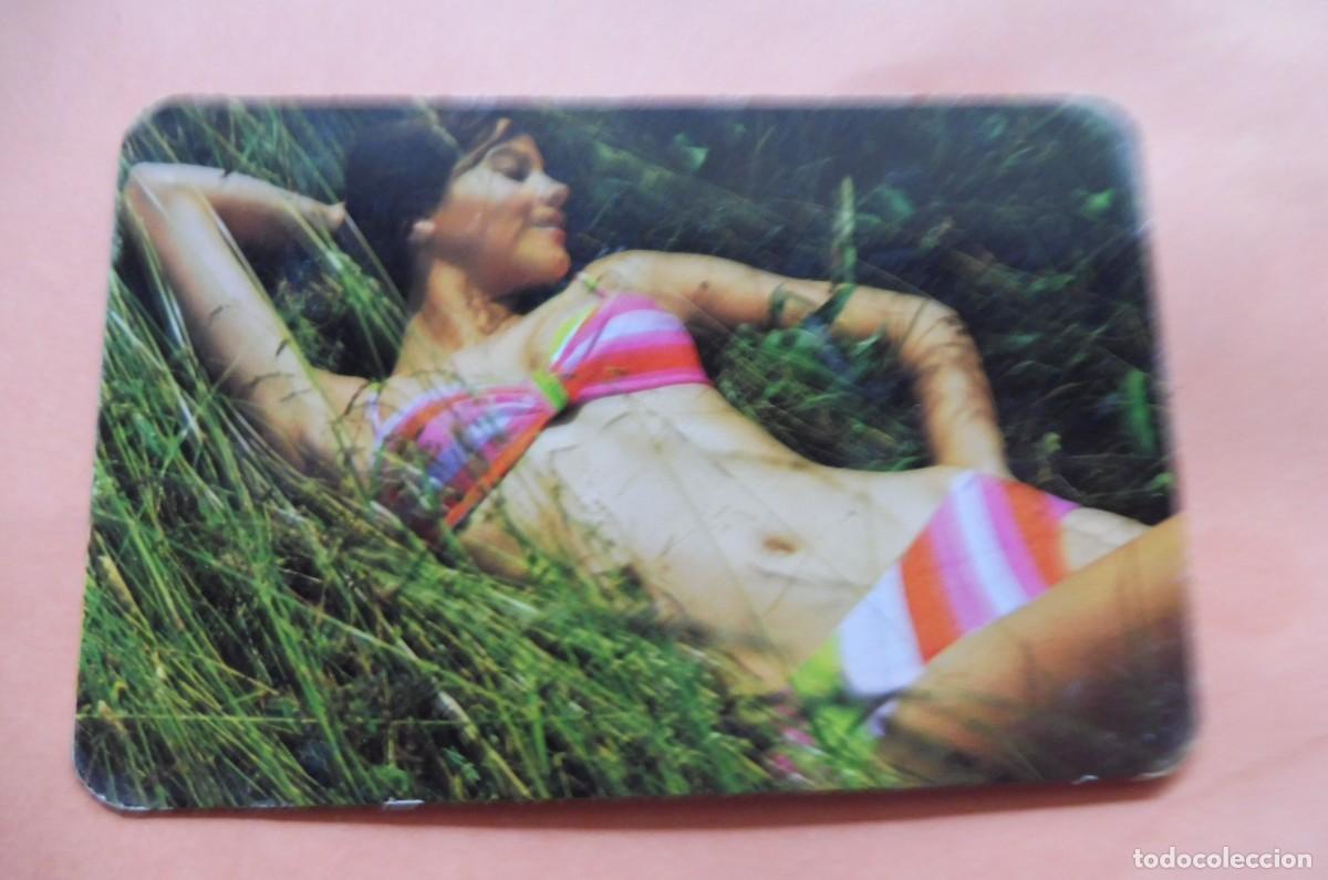 Calendars: CALENDARIO DE BOLSILLO - CHICAS - A&Ntilde;O 1972 - Publi. - RESTAURANT MONT-JOAN - BARCELONA