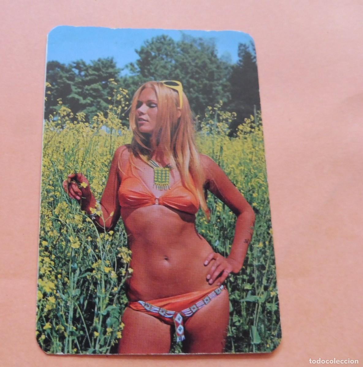 Calendarios: CALENDARIO DE BOLSILLO - CHICAS - A&Ntilde;O 1973 - Publi. CALERO - PELUQUERO