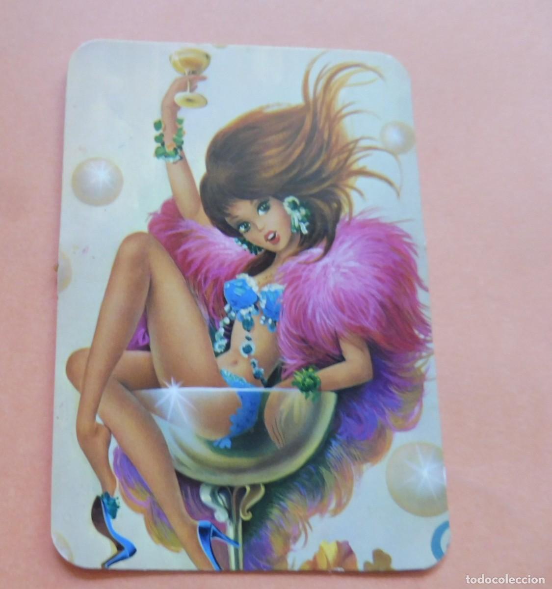 Calendarios: CALENDARIO DE BOLSILLO - CHICAS - A&Ntilde;O 1974 - Publi. BAR ARLEQUIN - PALAFRUGELL