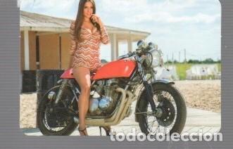 Calendarios: CROMOS DE BELLA SE&Ntilde;ORITA CON MOTO L.- N&ordm; 155 DEL A&Ntilde;O 2019 SIN PUBLICIDAD