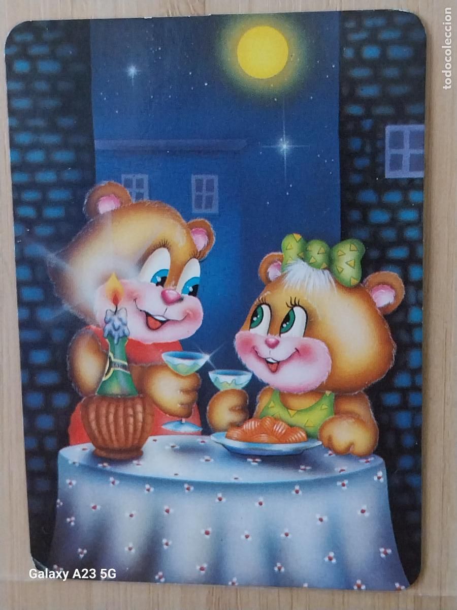 Calendarios: OSITOS PAREJA CALENDARIO 1993 PUBLICIDAD POLLERIA HNOS BAUTISTA REF BO 5765