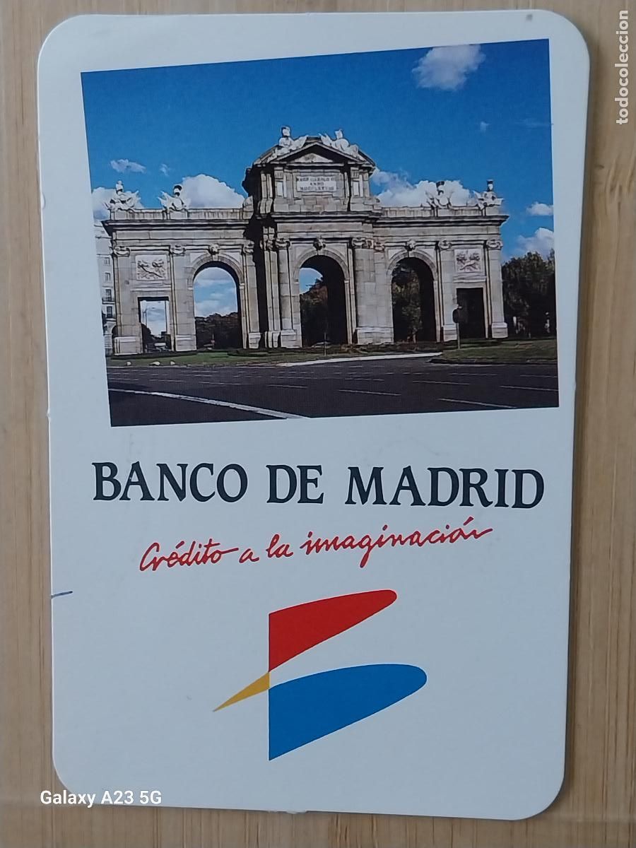 Calendarios: BANCO DE MADRID CALENDARIO 1989 PUBLICIDAD BANCA
