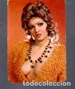 Calendarios: CALENDARIO DE EMP.N&ordm; 117 BELLA SE&Ntilde;ORITA DEL A&Ntilde;O 1977 CON PUBLICIDAD SUPERMERCADO DEL MUEBLE LINARES