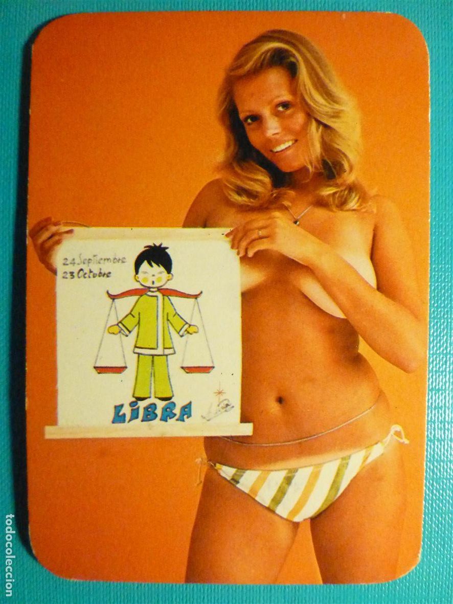 Calendarios: Calendario Er&oacute;tico Chicas y Se&ntilde;oritas - Hor&oacute;scopo Libra - EU/2119 - A&ntilde;o 1977 - Con publicidad