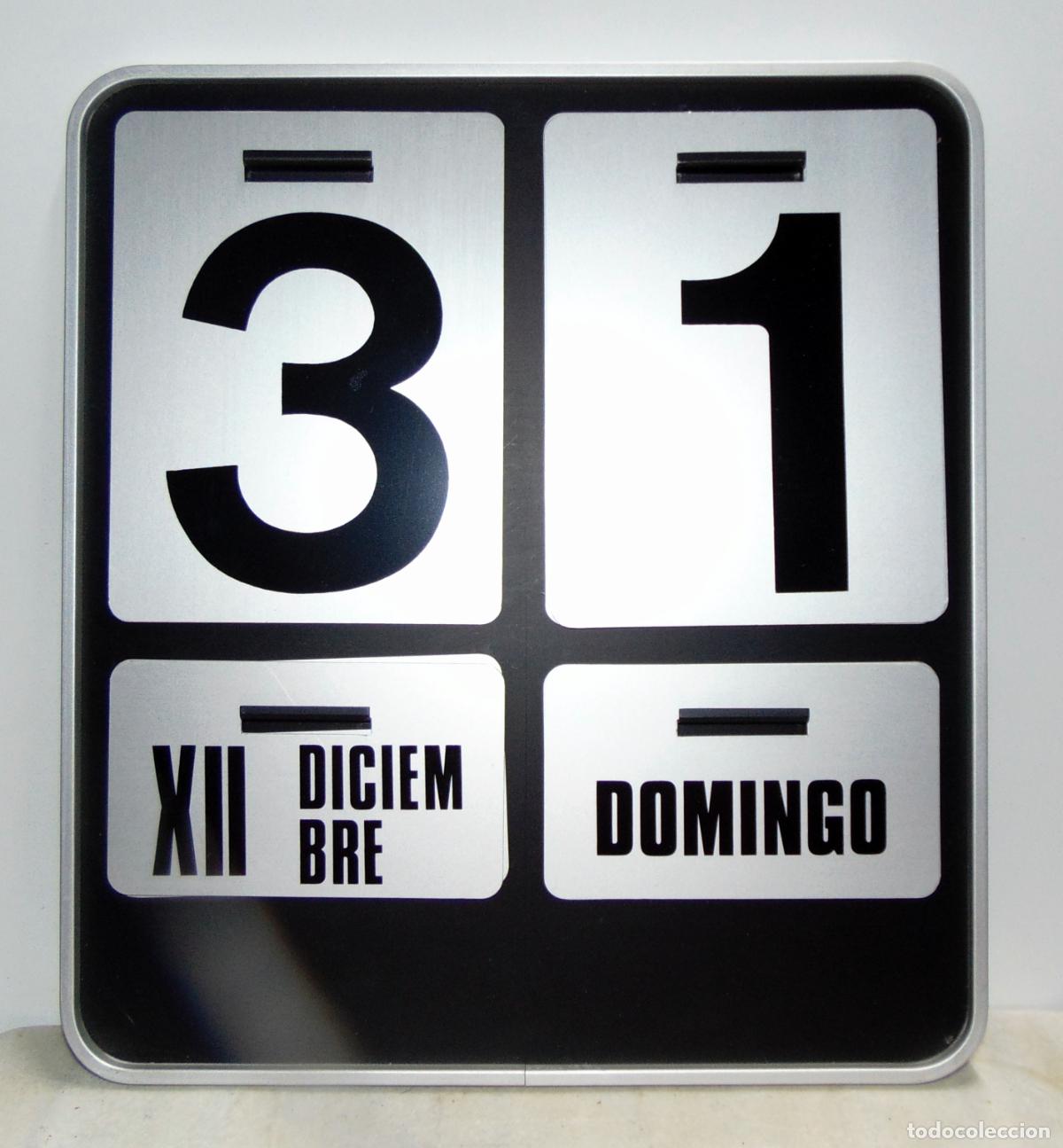Calendarios: BONITO CALENDARIO VINTAGE PERPETUO METALICO, NUEVO DE TIENDA, 33x31CM