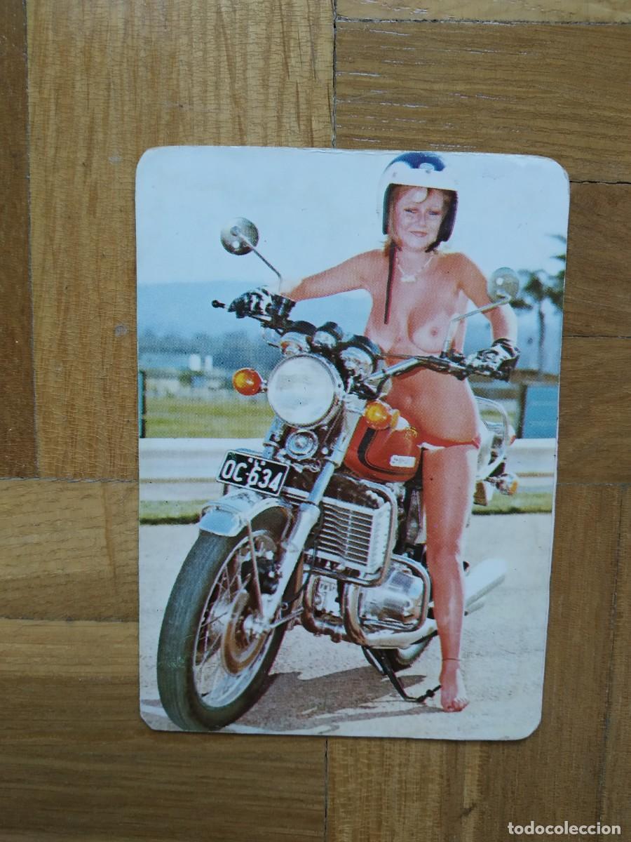 Calendari: CALENDARIO CHICA CON MOTO A&Ntilde;O 1977 VER FOTOS