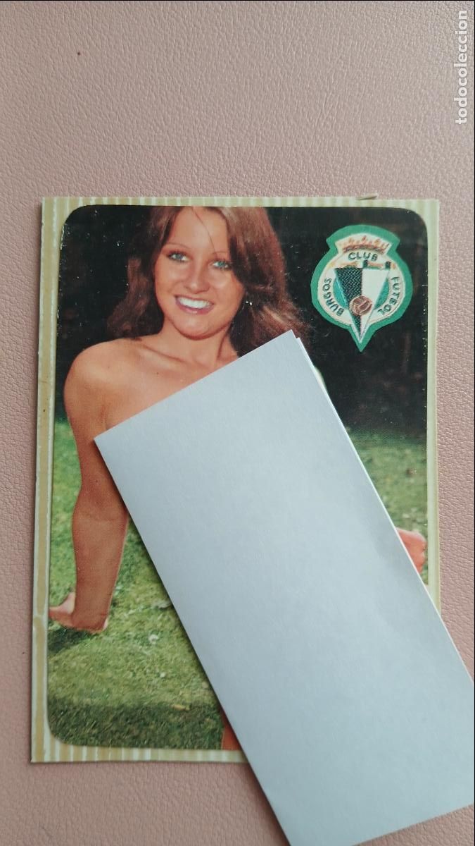 Calendriers: CALENDARIO FUTBOL SEXY ER&Oacute;TICO CHICA MUJER BURGOS CLUB DE F&Uacute;TBOL A&Ntilde;OS 70 80