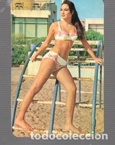 Calendarios: CALENDARIO DE BELLAS SE&Ntilde;ORITA DEL A&Ntilde;O 1971 DE CASA SERIE 3 N&ordm;7 PUBLICIDAD DE BAR ALCAL&Aacute; DE HENARES