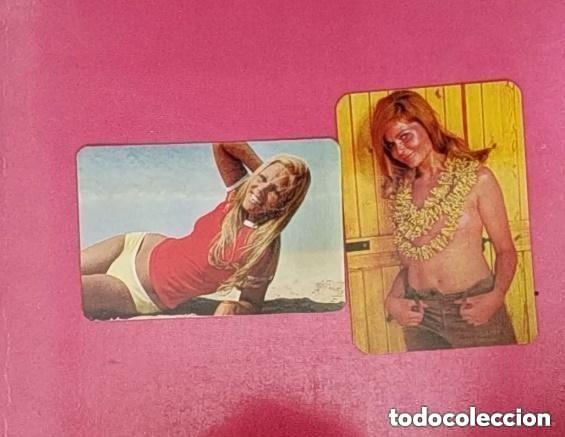 Calendarios: lote 2 calendarios eroticos de bolsillo ano 1972-pin up retro vintage-fotografia erotica de &eacute;poca