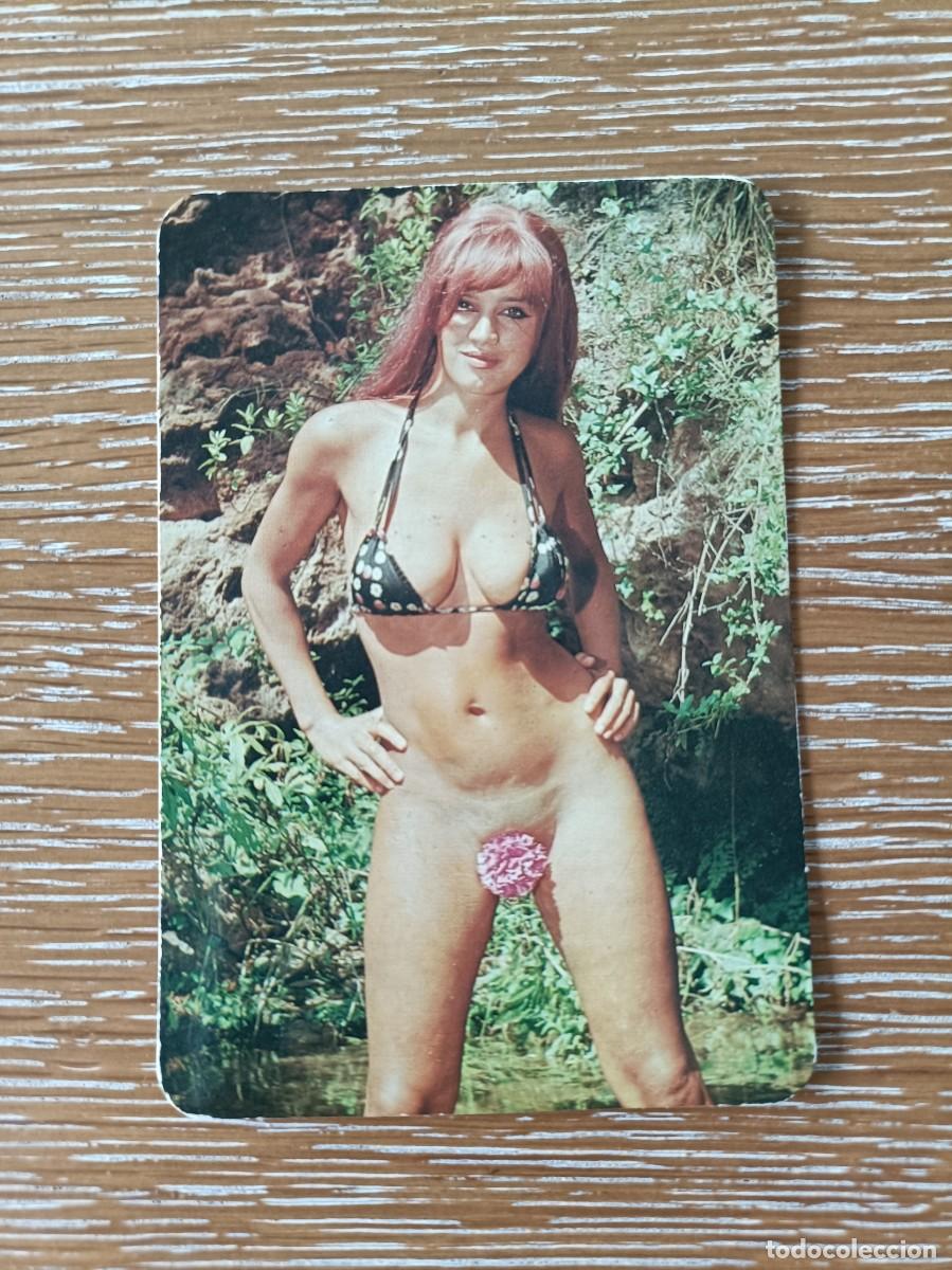 Calendarios: VCK 4614 CALENDARIO BOLSILLO - A&Ntilde;O 1977 - DESNUDO MUJER - SERIE DLB - MES&Oacute;N CHIKI ALCORC&Oacute;N