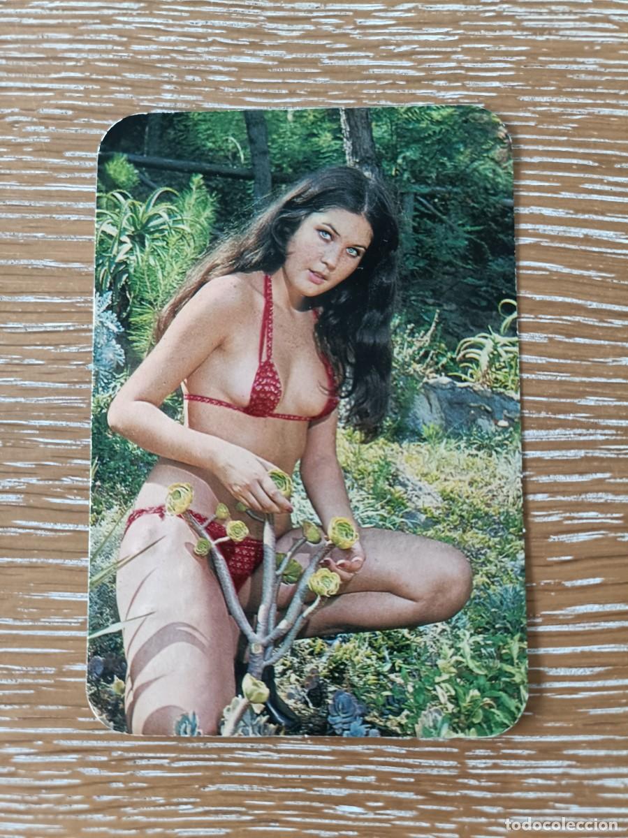 Calendarios: VCK 4615 CALENDARIO BOLSILLO - A&Ntilde;O 1977 - DESNUDO MUJER - SERIE 17065/18 - AUTOCARES VISTA ALEGRE