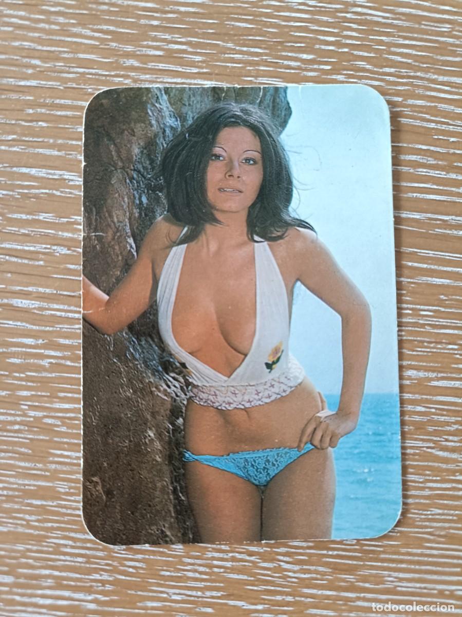 Calendarios: VCK 4620 CALENDARIO BOLSILLO - A&Ntilde;O 1977 - DESNUDO MUJER SERIE 17045/18 BAR EL REBALAJE FUENGIROLA