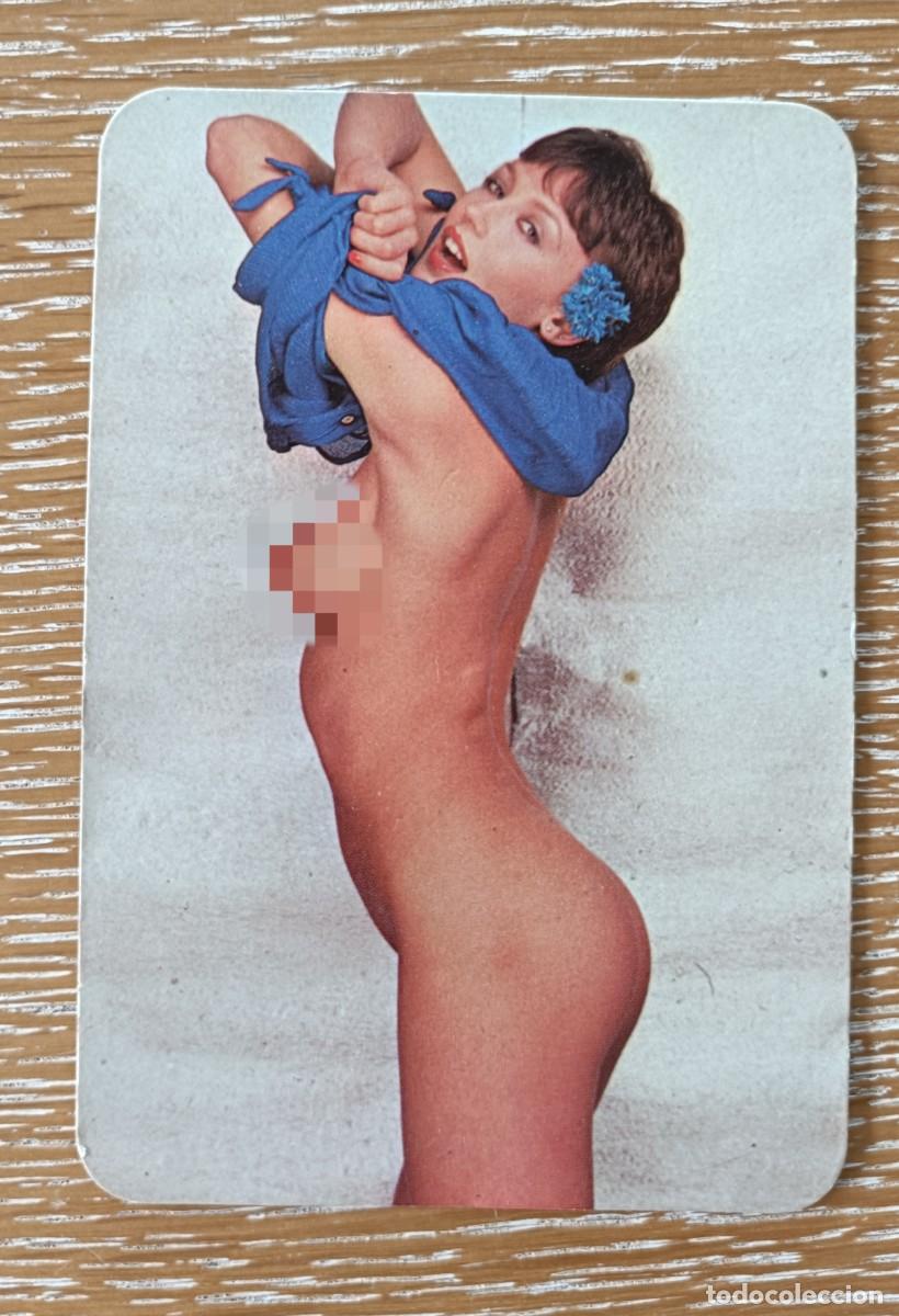 Calendarios: VCK 4668 CALENDARIO BOLSILLO - A&Ntilde;O 1983 - DESNUDO MUJER - SERIE IG 607 - BAR LA CHULETERA MADRID