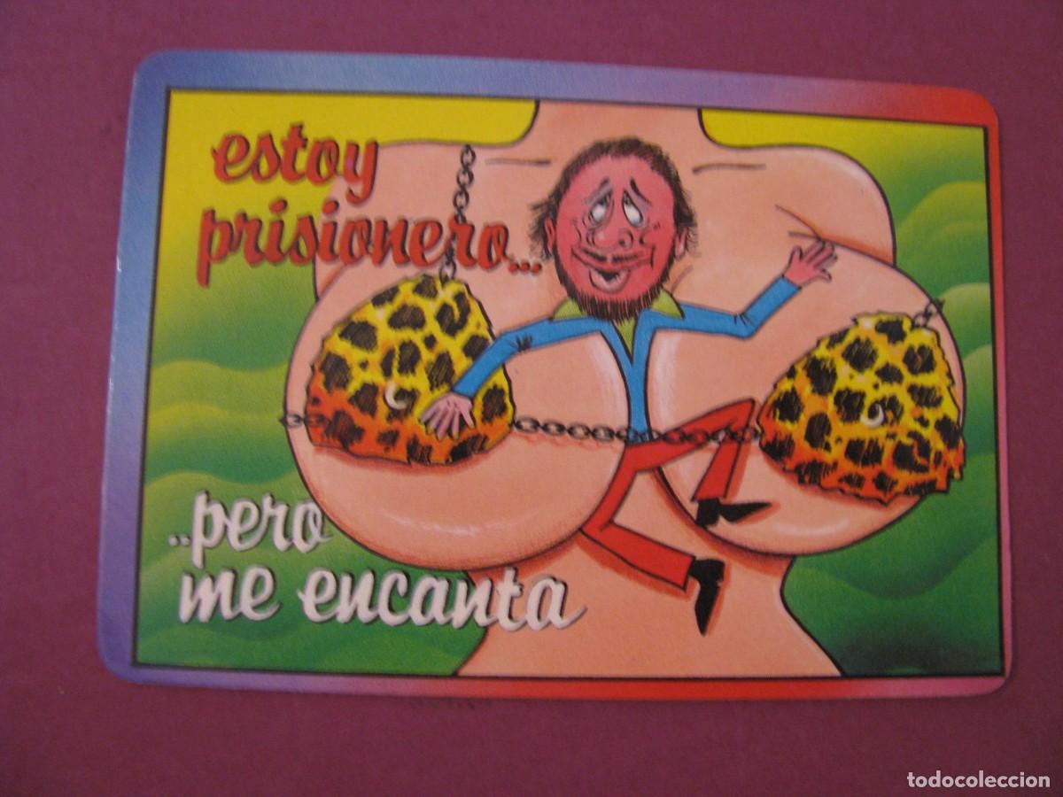 Calendarios: CALENDARIO CARICATURA, CHISTE ER&Oacute;TICA A&Ntilde;O 1990. PUBL. NEUMATICOS LAS DELICIAS, MALAGA
