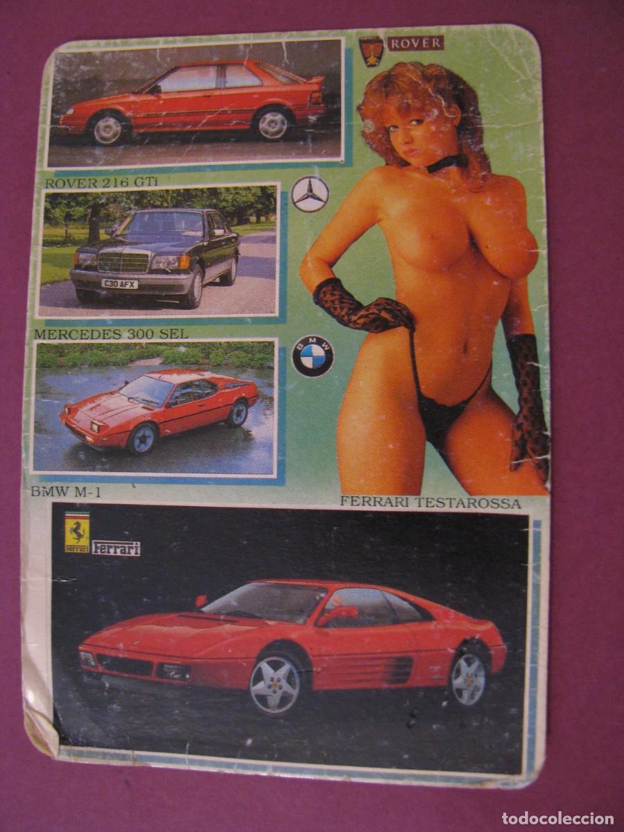 Calendarios: CALENDARIO DE BOLSILLO 1988. CHICA, COCHES. MOTOS RUIZ, MALAGA