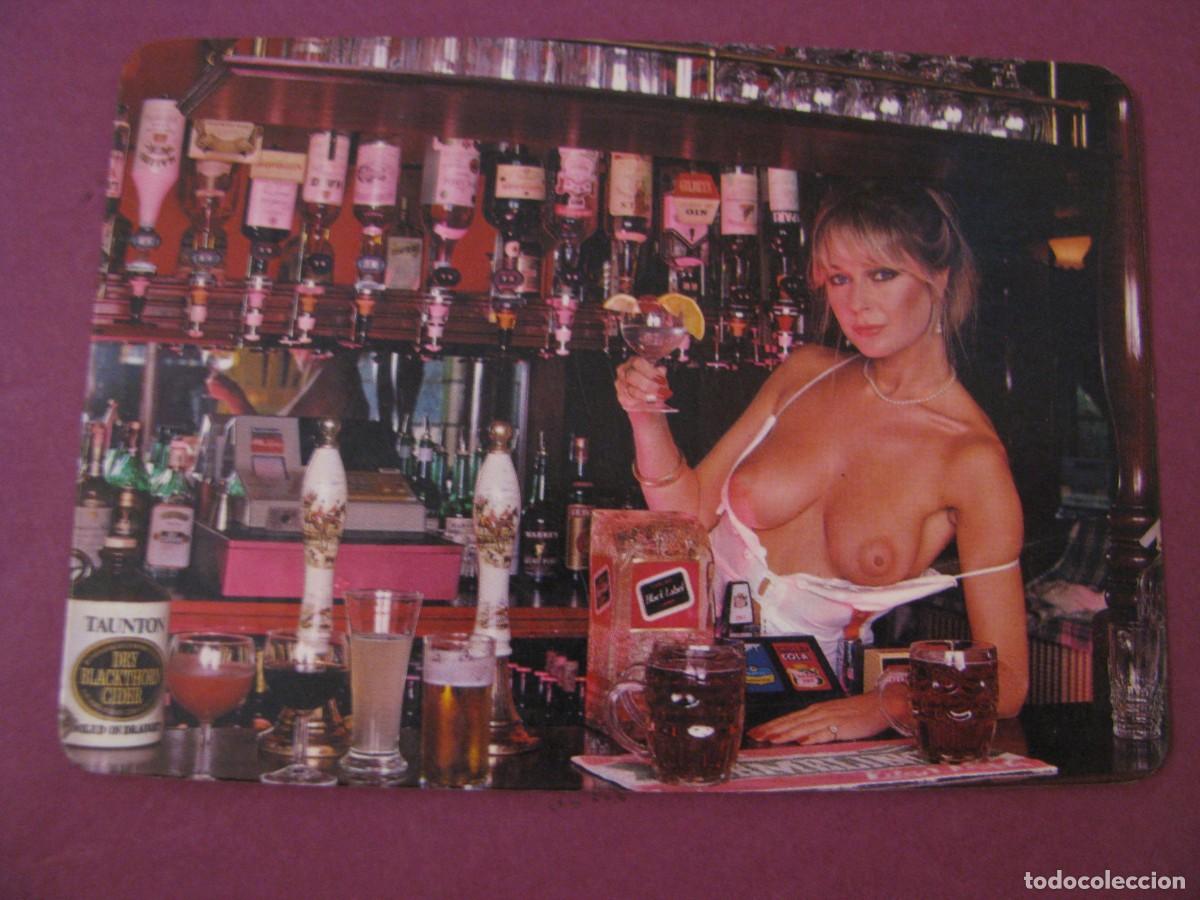 Calendarios: CALENDARIO DE BOLSILLO 1987. CHICA. BAR ANODE. MALAGA