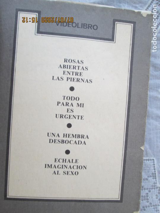 Books: VIDEOLIBRO PORNO N&ordm; 8 - &Eacute;CHALE IMAGINACI&Oacute;N AL SEXO - UNA HEMBRA DESBOCADA - GERSA 1982.