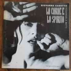 Libri: GIOVANNA CASOTTO - LA CARNE E LO SPIRITO -1996