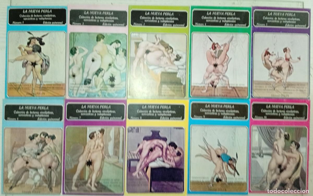 Libros: LA NUEVA PERLA. Colecci&oacute;n de lecturas sical&iacute;pticas, sarc&aacute;sticas y voluptuosas. Nos. 1 al 10. (1979)
