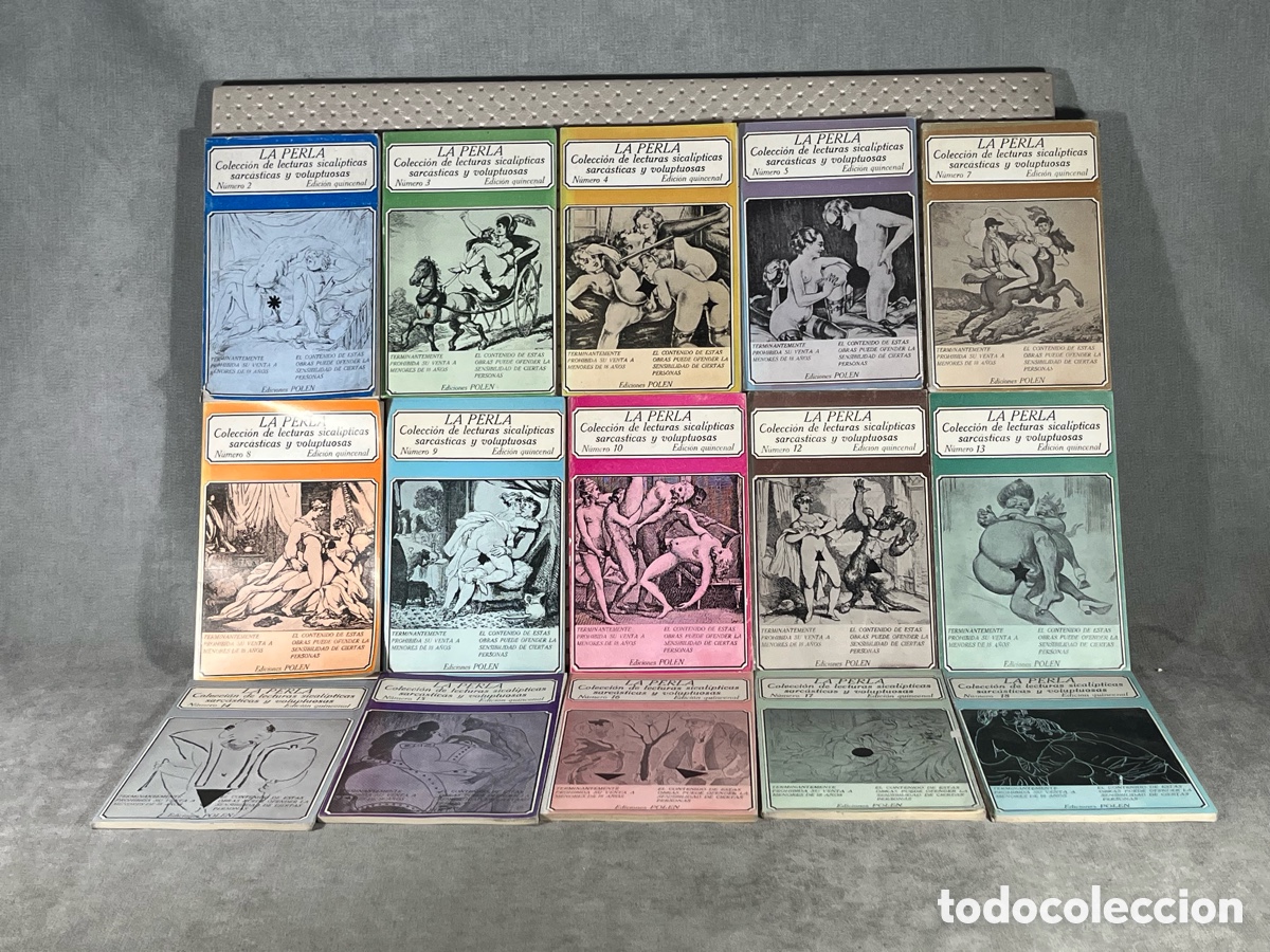 Livres: Lote x 15 libros eroticos La Perla - Ediciones Polen