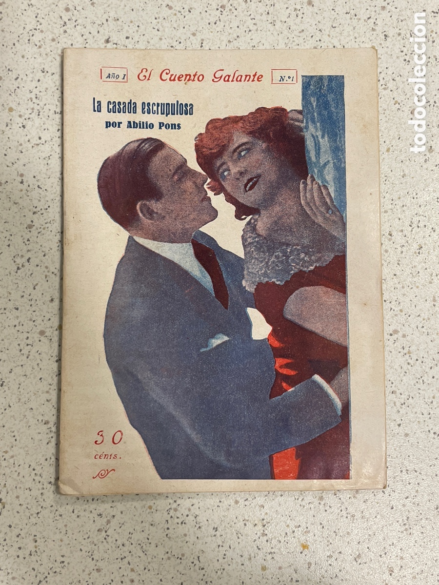 Books: El cuento galante. La casada es escrupulosa. N&uacute;mero 1. Literatura er&oacute;tica. A&ntilde;os 20.
