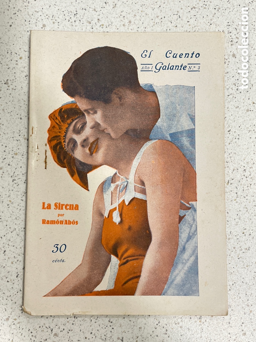 Books: El cuento galante. La sirena. N&uacute;mero 3. Literatura er&oacute;tica. A&ntilde;os 20.
