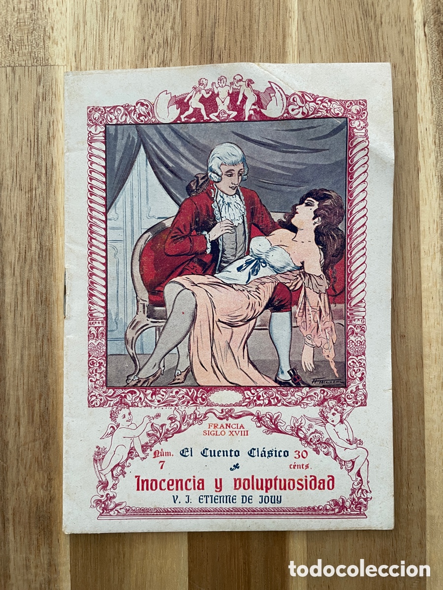 Books: El cuento cl&aacute;sico. Inocencia y voluptuosidad. Literatura er&oacute;tica A&ntilde;os 20.
