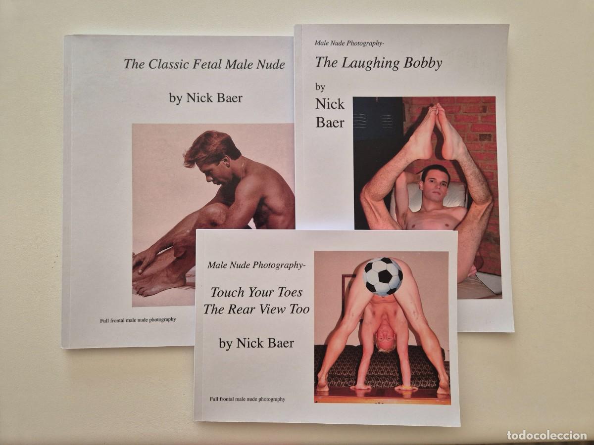 Libros: 3 libros de la fotografia del desnudo masculino de Nick Baer Gay int male nude photography books