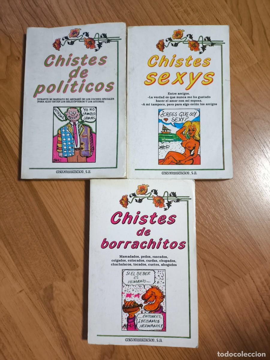 Libros: Chistes de pol&iacute;ticos, de borrachitos y sexys