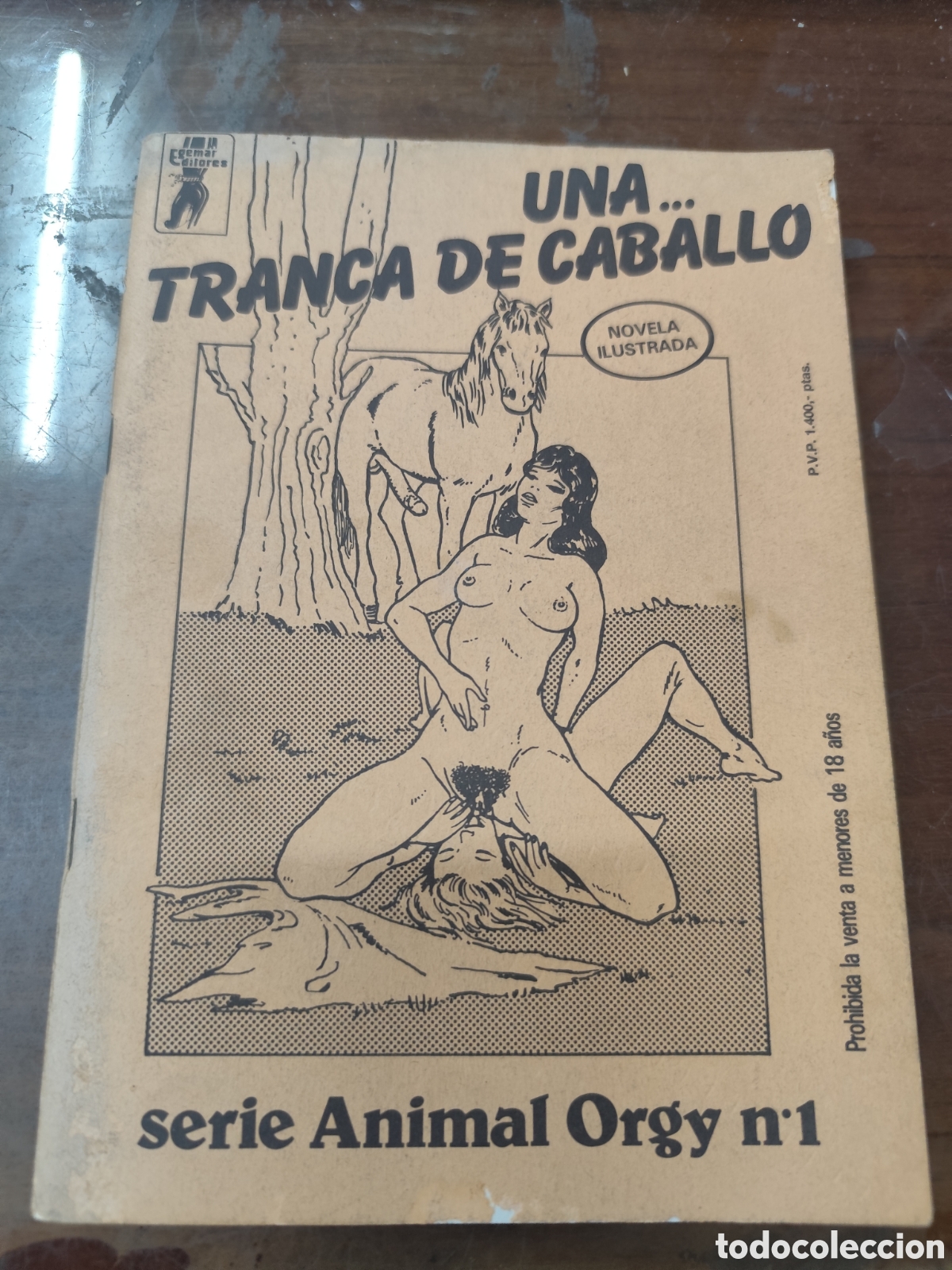 B&uuml;cher: Una tranca de caballo. serie animal Orgy n.1 novela ilustrada. Erotico