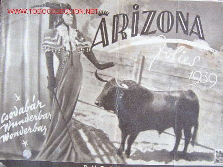 Otros: PROGRAMA CABARET ARIZONA. BUDAPEST.1939 - Foto 1