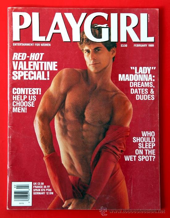 PLAYGIRL - Febrero 1989 MADONNA - Entertainment for women and gay.