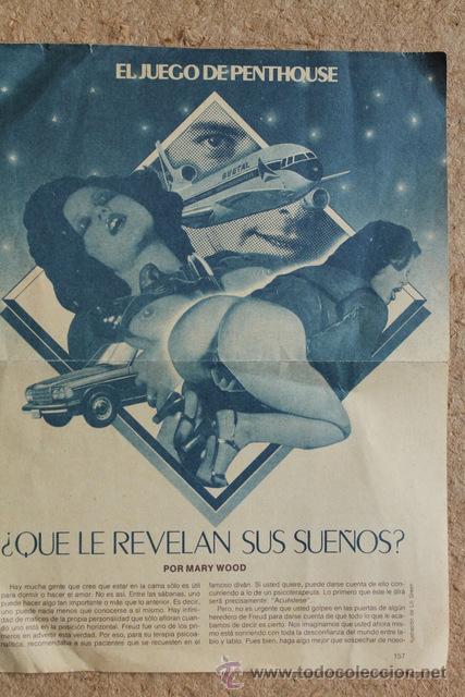 Others for Adults: Recorte de revista. El juego de Penthouse. &iquest;Qu&eacute; le revelan sus sue&ntilde;os? Por Mary Wood.