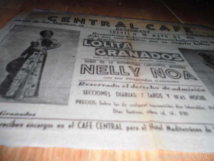 Consecutivo frutas Salvación cartel 1936 central restaurante alicante p - Compra venta en todocoleccion