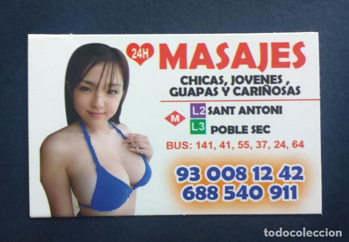 Andere Artikel: Flyer Tarjeta Tipo Calendario Bolsillo Erotico Masaje Masajes Chicas Jovenes Cari&ntilde;osas Barcelona
