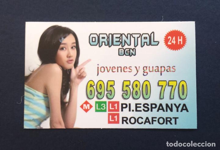 Autres: Flyer Tarjeta Tipo Calendario Bolsillo Erotico Masaje Masajes Chicas Jovenes Cari&ntilde;osas Barcelona