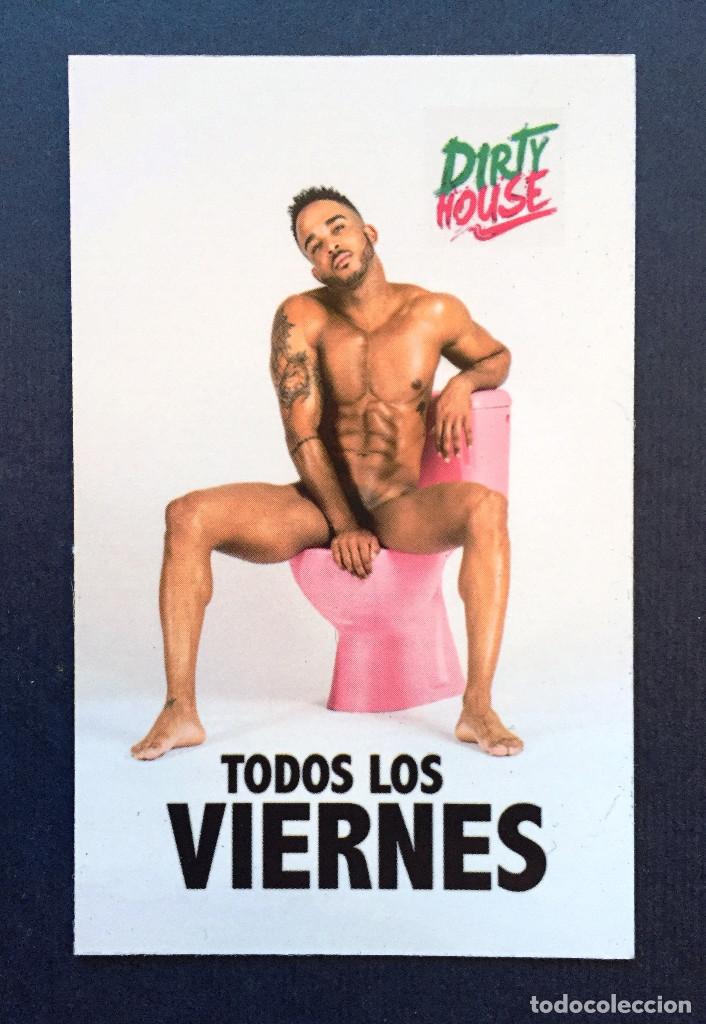 Autres: Anuncio Tarjeta Tama&ntilde;o calendario de Bolsillo Chicos DIRTY HOUSE Hidroboy Chica B Barcelona