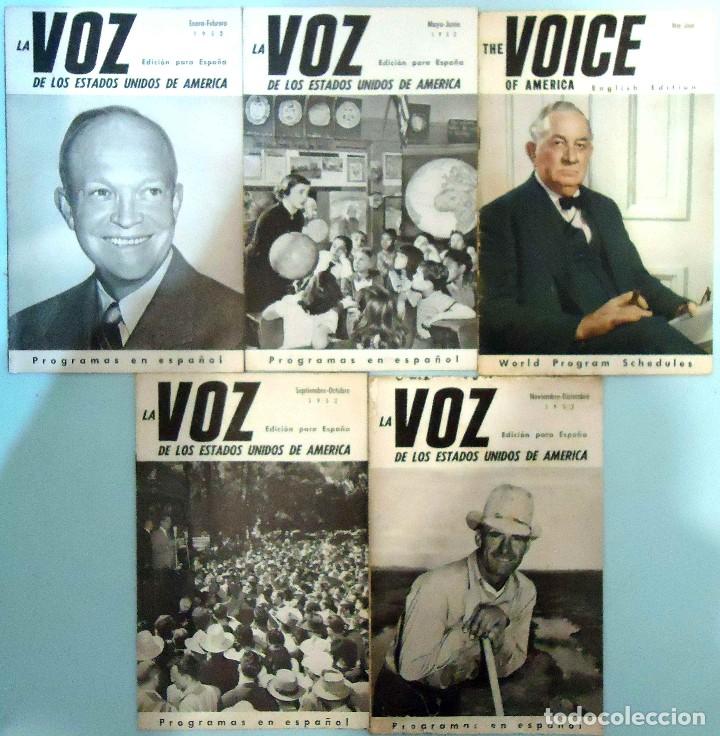 Others for Adults: LA VOZ DE LOS ESTADOS UNIDOS (5 EJEMPLARES). 1952-1953.