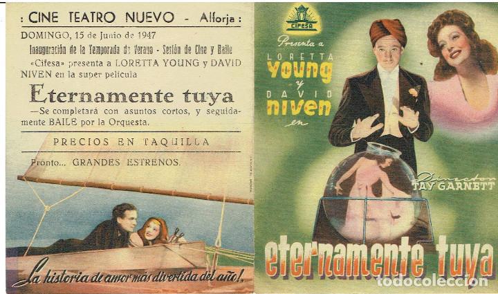 Otros: PROGRAMA DE CINE, ETERNAMENTE TUYA - Foto 1