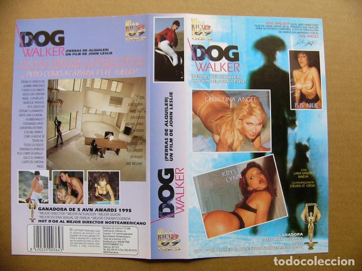 Others for Adults: Caratula de pelicula de video VHS Dog walker Perras de alquiler