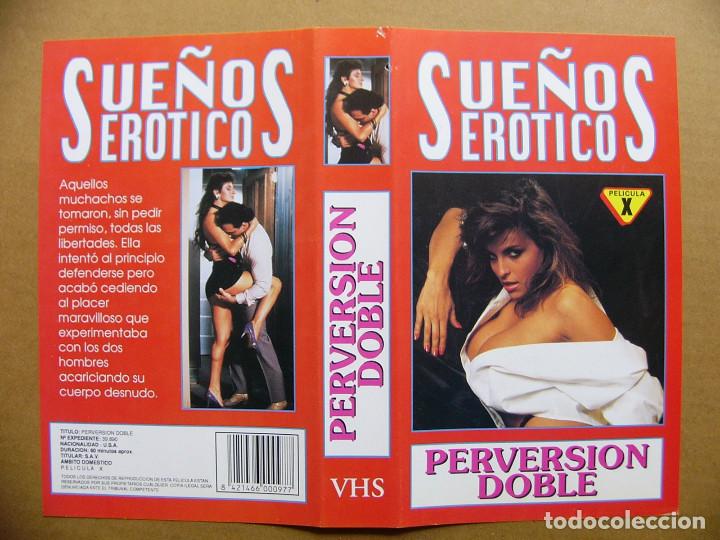 Others for Adults: Caratula de pelicula de video VHS Sue&ntilde;os eroticos Perversion doble