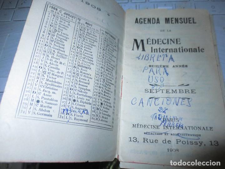 Otros: LIBRO ANTIGUO 1909 MANUSCRITO FARMACIA CON FORMULAS PUBLICIDAD ANOTACIONES - Foto 2 - 128313983