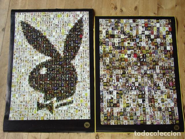 Autres: Lote 2 p&oacute;sters gran tama&ntilde;o Playboy. Aniverario 50 A&ntilde;os con Todas las Portadas. A&ntilde;o 2003