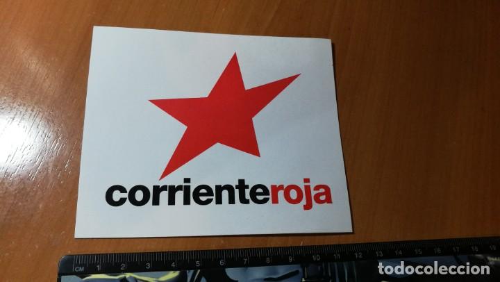 Otros: PEGATINA CORRIENTE ROJA - Foto 1