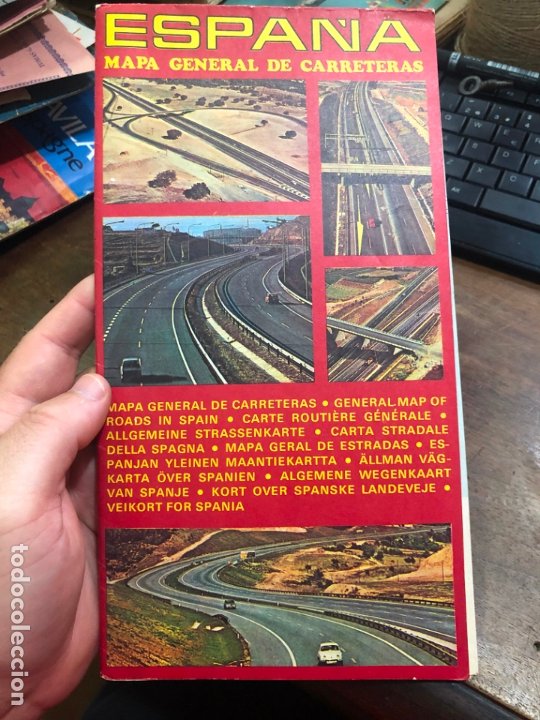 mapa de españa años 70 mapa general de carreteras de españa años 70   Buy Collectables 