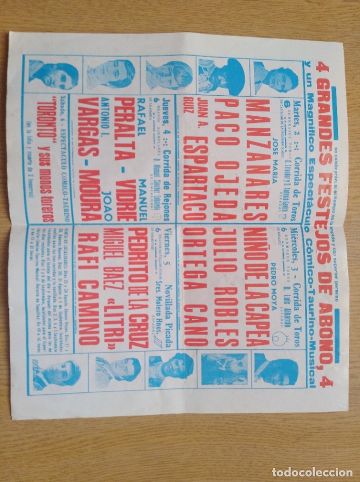Otros: Programa toros - Palencia 1986 - Foto 2